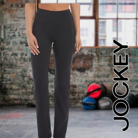 Jockey Pants - Jockey | Ladies' Premium Pocket Yoga Pant | Black | NWT
